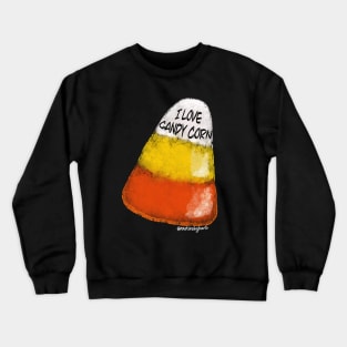 I Love Candy Corn Crewneck Sweatshirt